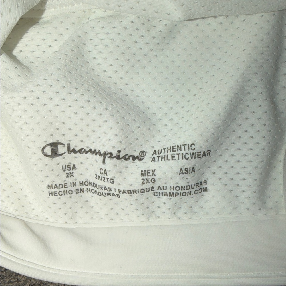 Champion Women's Classic White Sports Bra (size 2X) - Picture 3 of 4